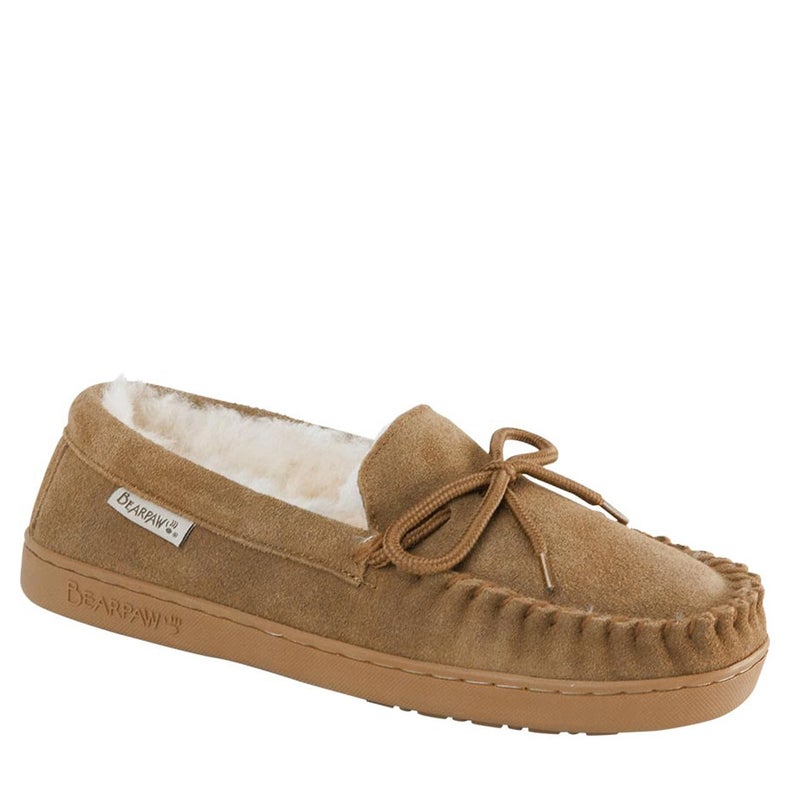 BEARPAW Men's Moc II Hickory Size 10 | Men's Casual Pull On Shoe | Durable & Comfortable Footwear for Men - Image 3